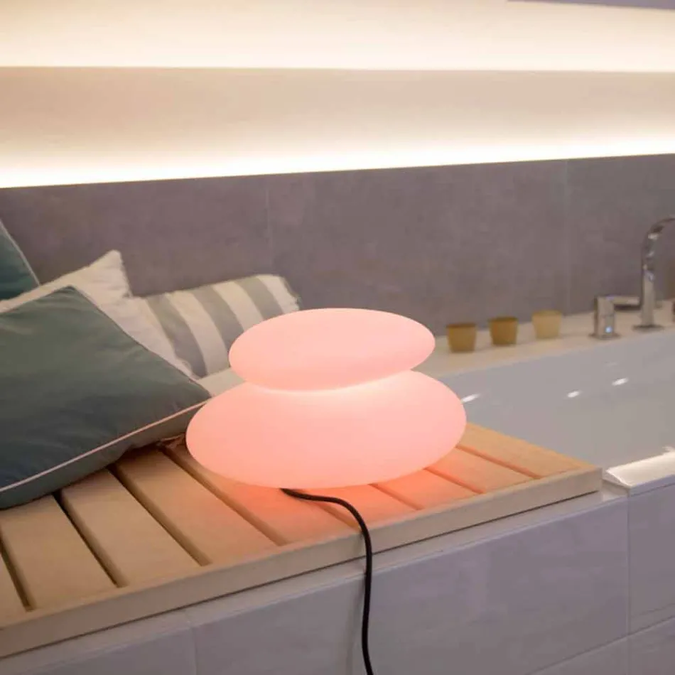 Golvlampa för inomhus eller utomhus med modern naturlig design - Sassostar Viadurini