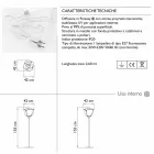 Inomhus plast blomma design golvlampa - Baby Love av Myyour Viadurini