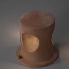 Golvlampa, modern design med 3 lampor, U-båt - Toscot Viadurini