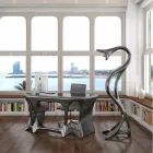 Samtida design golvlampa Drago gjord i Italien Viadurini