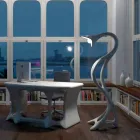 Samtida design golvlampa Drago gjord i Italien Viadurini