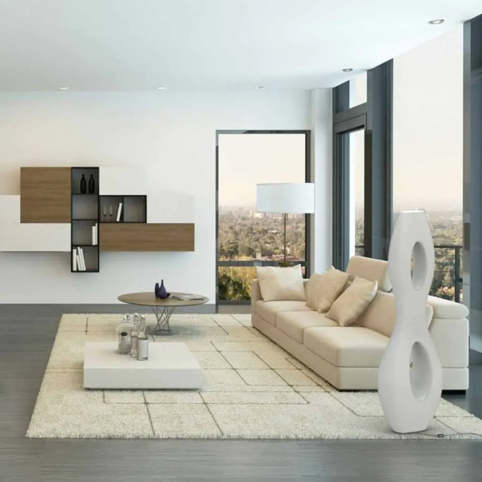 Modern Design Infinity Floor Lamp Tillverkad i Italien Viadurini