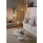 Modern design järngolvlampa tillverkad i Italien - Giunone Viadurini