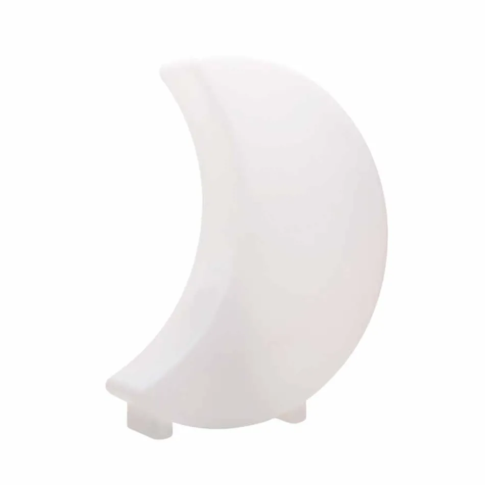 Moon Shape Golvlampa i plast 2 storlekar Modern design - Lunastar Viadurini