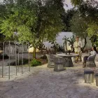 Golvlampa i aluminium och fiber Tillverkad i Italien - Tibidabo av Varaschin Viadurini