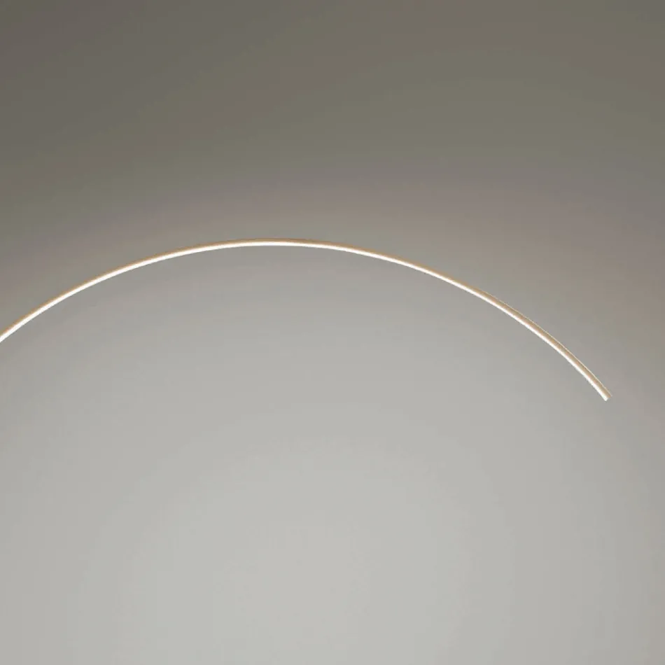 Golvlampa i målad metall med dimbart LED-ljus - Eucalyptus Viadurini