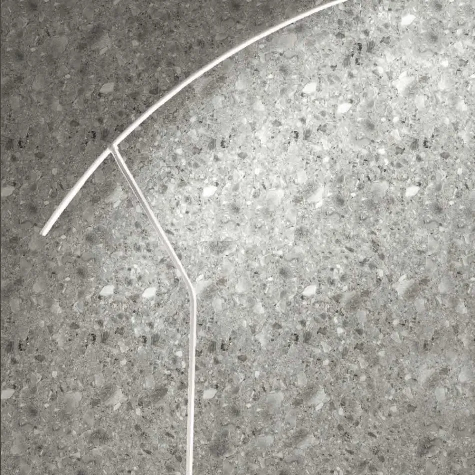 Golvlampa i metall målad i olika färger och dimbar LED - lönn Viadurini