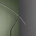 Golvlampa i metall målad i olika färger och dimbar LED - lönn Viadurini