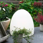 Golvlampa i vit plast med LED, Solar eller E27 Design - Massostar Viadurini