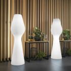 Golvlampa i vit polyeten med LED Made in Italy - Reyes Viadurini