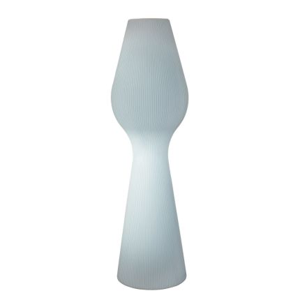 Golvlampa i vit polyeten med LED Made in Italy - Reyes Viadurini