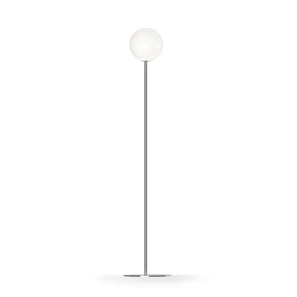 Althea golvlampa i polerat eller satinerat glas, tillverkad i Italien Viadurini