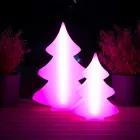 Golvlampa Led, Solar eller E27 i plastjuldesign - Alberostar Viadurini