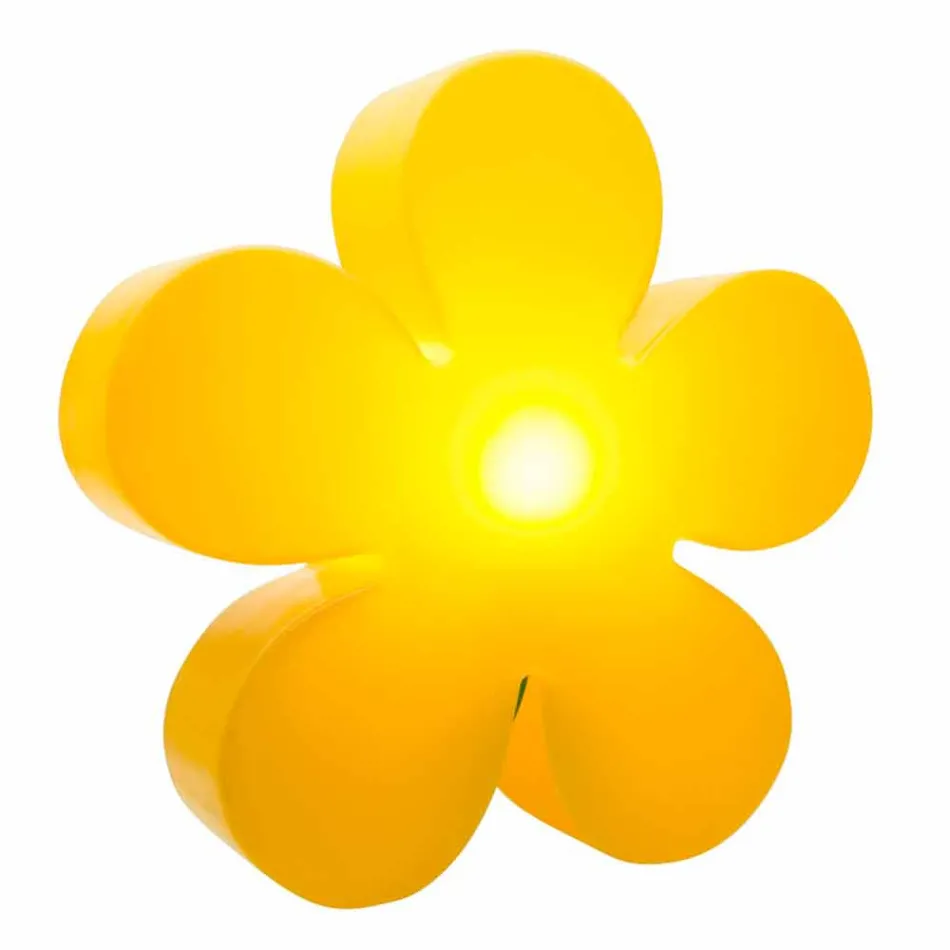 Golv- eller bordslampa Modern design med färgad blomma - Fiorestar Viadurini