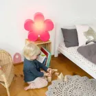 Golv- eller bordslampa Modern design med färgad blomma - Fiorestar Viadurini