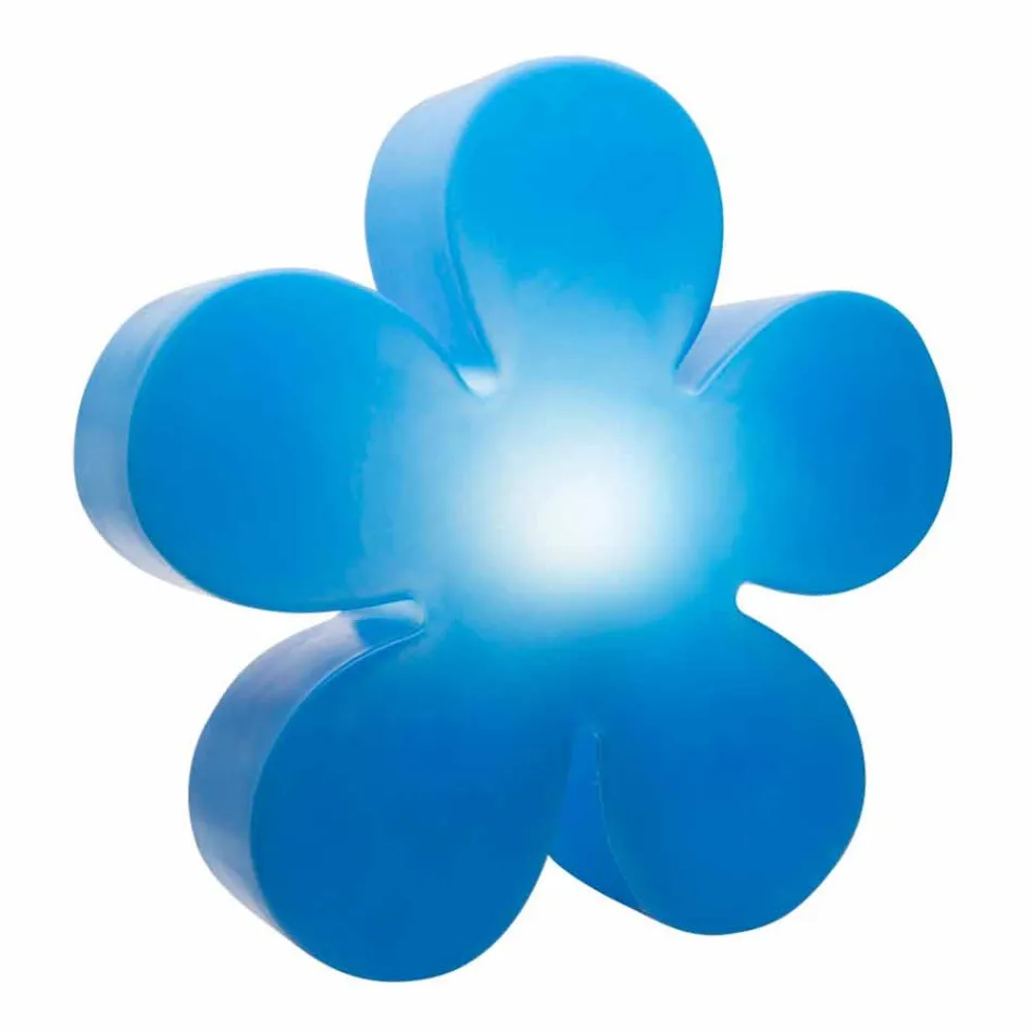 Golv- eller bordslampa Modern design med färgad blomma - Fiorestar Viadurini