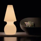 Alvarez utomhusgolvlampa med LED-ljus i polyeten Tillverkad i Italien Viadurini