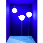 Plastblomma design utomhus golvlampa - Baby Love från Myyour Viadurini