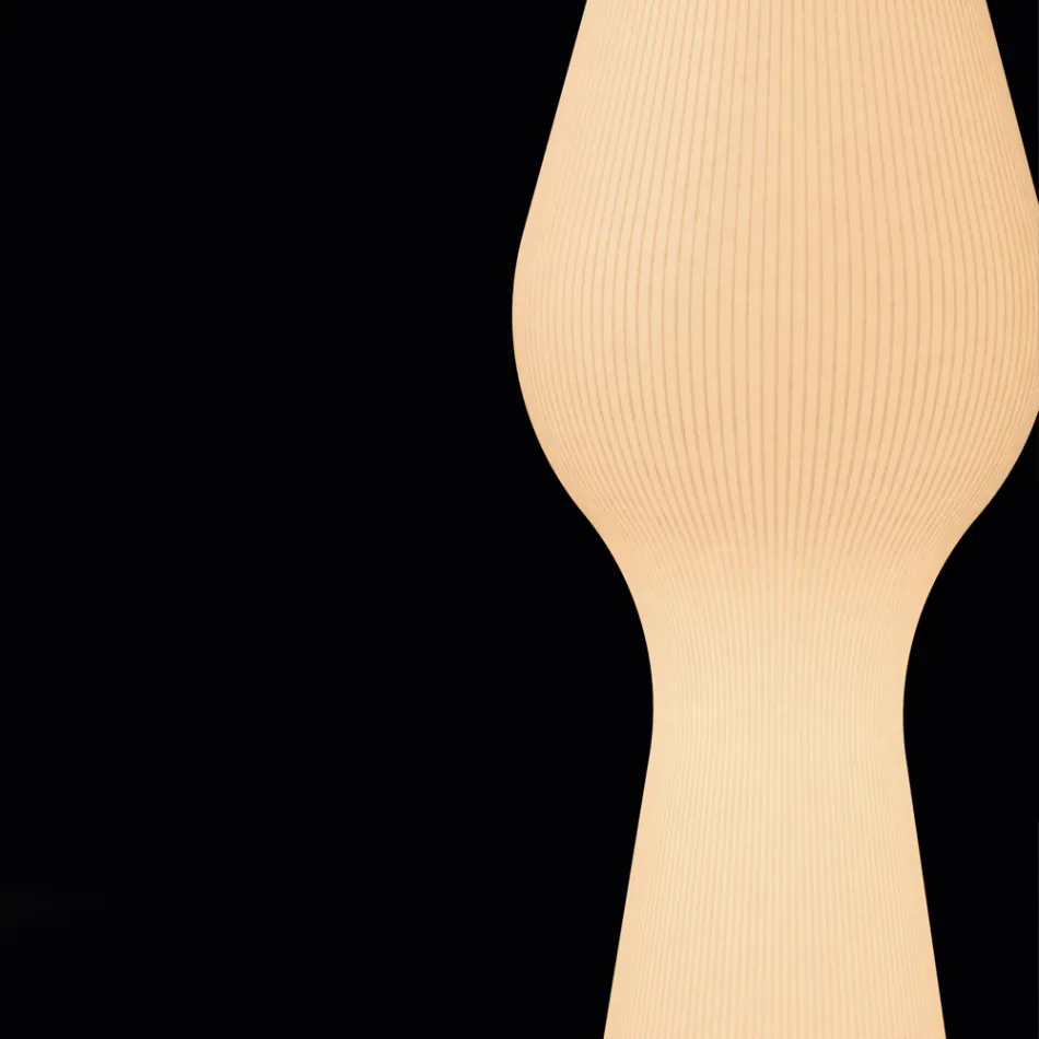Reyes utomhusgolvlampa i polyeten med LED-ljus Tillverkad i Italien Viadurini