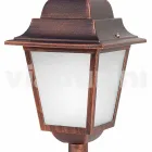 Aluminium utomhus golvlampa gjord i Italien, Aquilina Viadurini