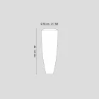 Golvlampa Outdoor LDPE att utforma Led Big Haubits Viadurini