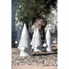 Utomhus ledd golvlampa i vit teknopolymer modern design - Nano Viadurini