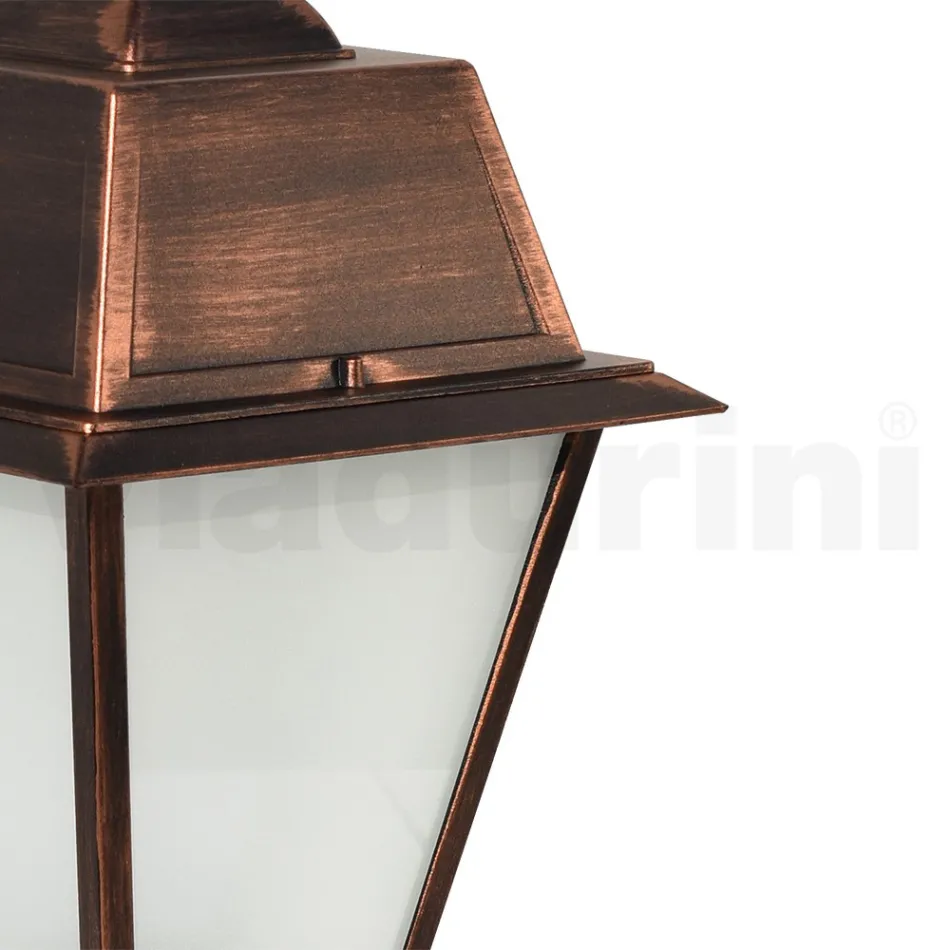 Vintage utomhusgolvlampa i aluminium Tillverkad i Italien - Doroty Viadurini