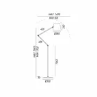 Lampa justerbar industriell stil jord Reporter Il Fanale Viadurini