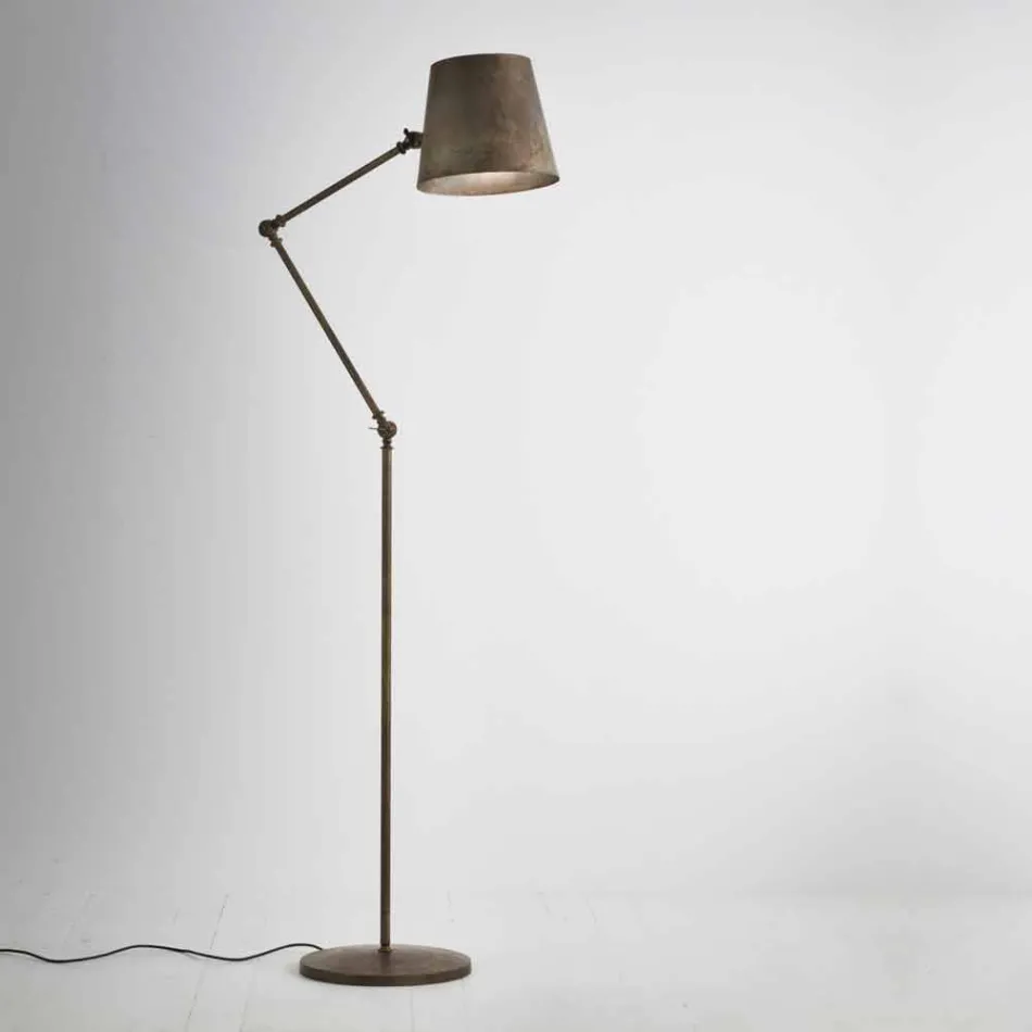 Lampa justerbar industriell stil jord Reporter Il Fanale Viadurini