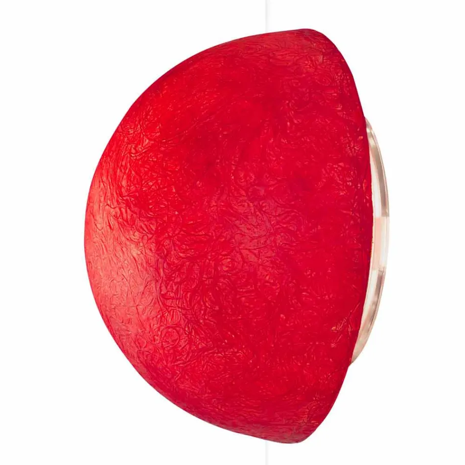 Design vägglampa In-es.artdesign Knapp i färgad nebulit Viadurini