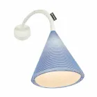 Designer vägglampa In-es.artdesign Jazz En Stripe-färgad ull Viadurini