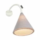 Designer vägglampa In-es.artdesign Jazz En Stripe-färgad ull Viadurini