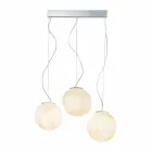 Suspension design lampa In-es.artdesign Tre Lune i nebulit Viadurini