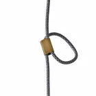 Suspension design lampa av trä och keramik gjord i Italien Asien Viadurini