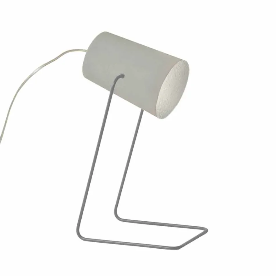 Bordslampa In-es.artdesign Färg T betong effekt Viadurini