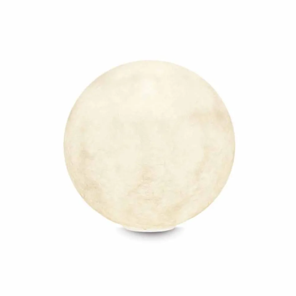 Bordslampa In-es.artdesign T.moon i vit nebulit Viadurini