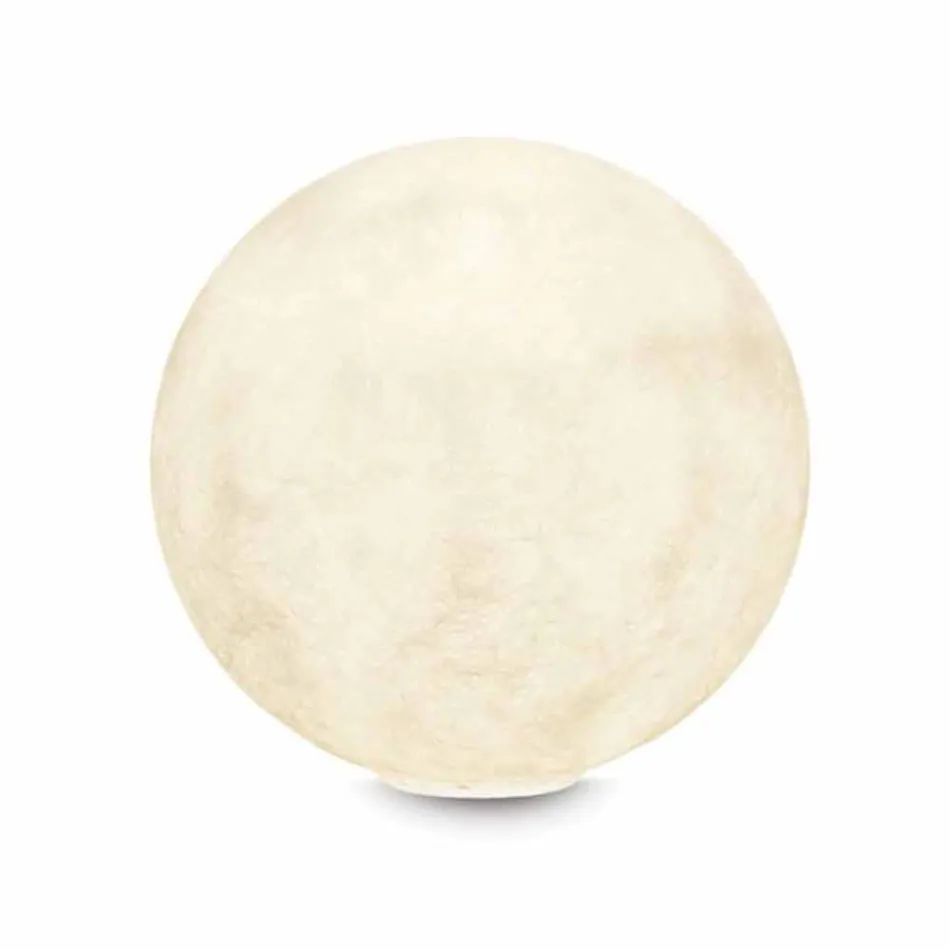 Bordslampa In-es.artdesign T.moon i vit nebulit Viadurini