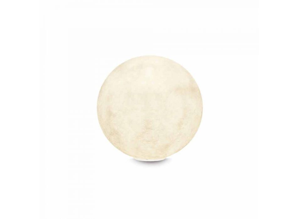 Bordslampa In-es.artdesign T.moon i vit nebulit Viadurini