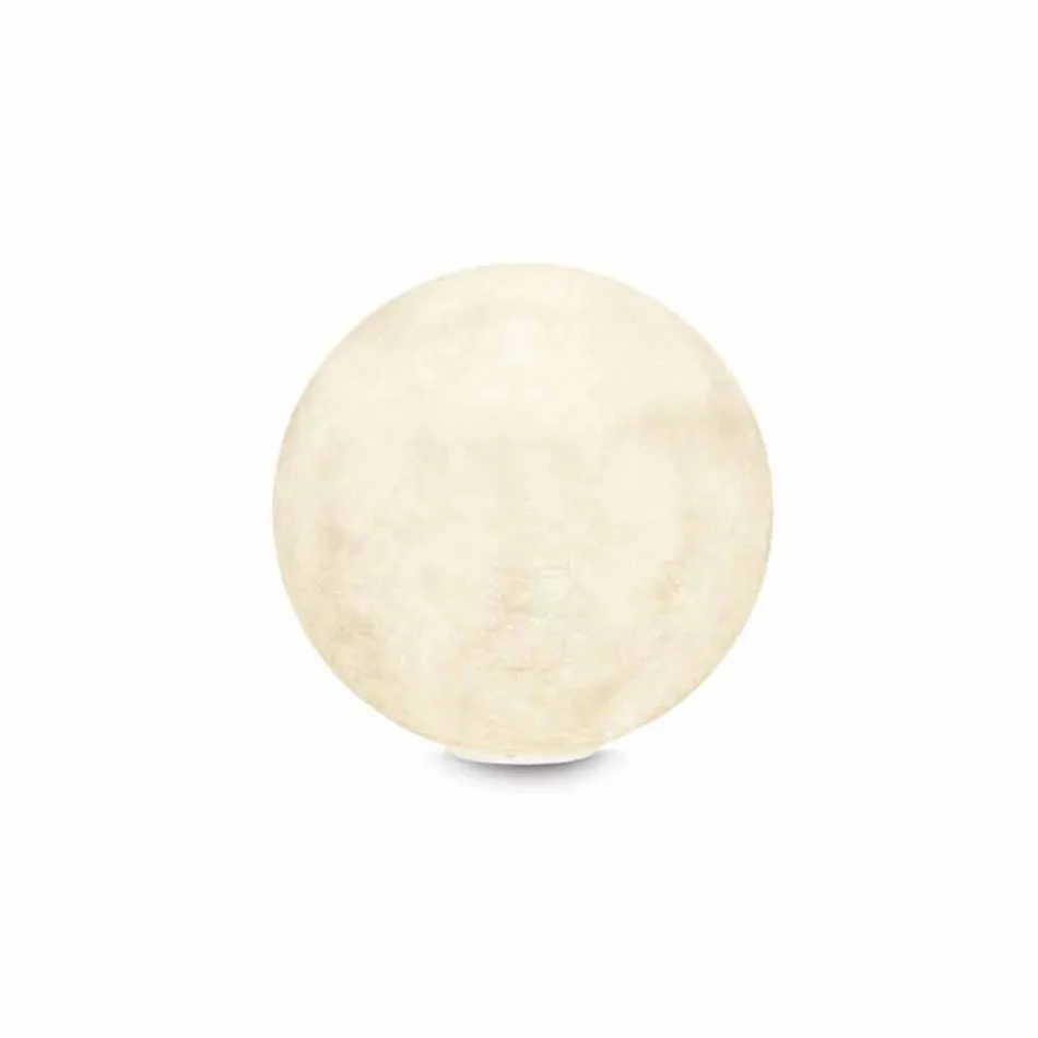 Bordslampa In-es.artdesign T.moon i vit nebulit Viadurini