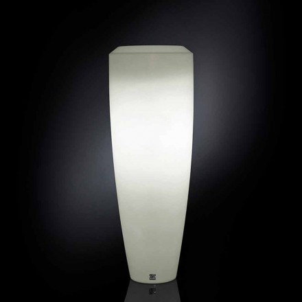 Designgolvlampa LED för interiör LDPE Haubits Small Viadurini
