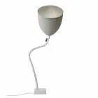 Design golvlampa In-es.artdesign Blomma Målad betong Viadurini