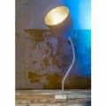 Design golvlampa In-es.artdesign Blomma Målad betong