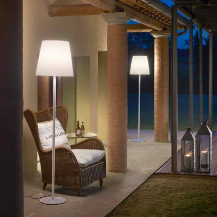 Golvlampa design Ali Baba Steel Slide metal tillverkad i Italien Viadurini