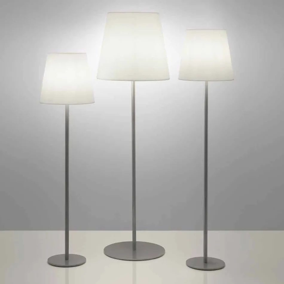 Golvlampa design Ali Baba Steel Slide metal tillverkad i Italien Viadurini