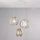 Aries - En italiensktillverkad designerlampa i glas och metall för elegant inredning - Aries Viadurini