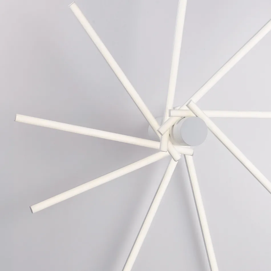 Designerlampa i glas och metall tillverkad i Italien för elegant inredning - Idra Viadurini