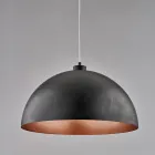 Elegant lampa i glas och metall tillverkad i Italien för raffinerade interiörer - Deneb Viadurini