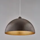 Elegant lampa i glas och metall tillverkad i Italien för raffinerade interiörer - Deneb Viadurini