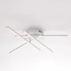 Elegant lampa i glas och metall tillverkad i Italien för raffinerade interiörer - Idra Viadurini