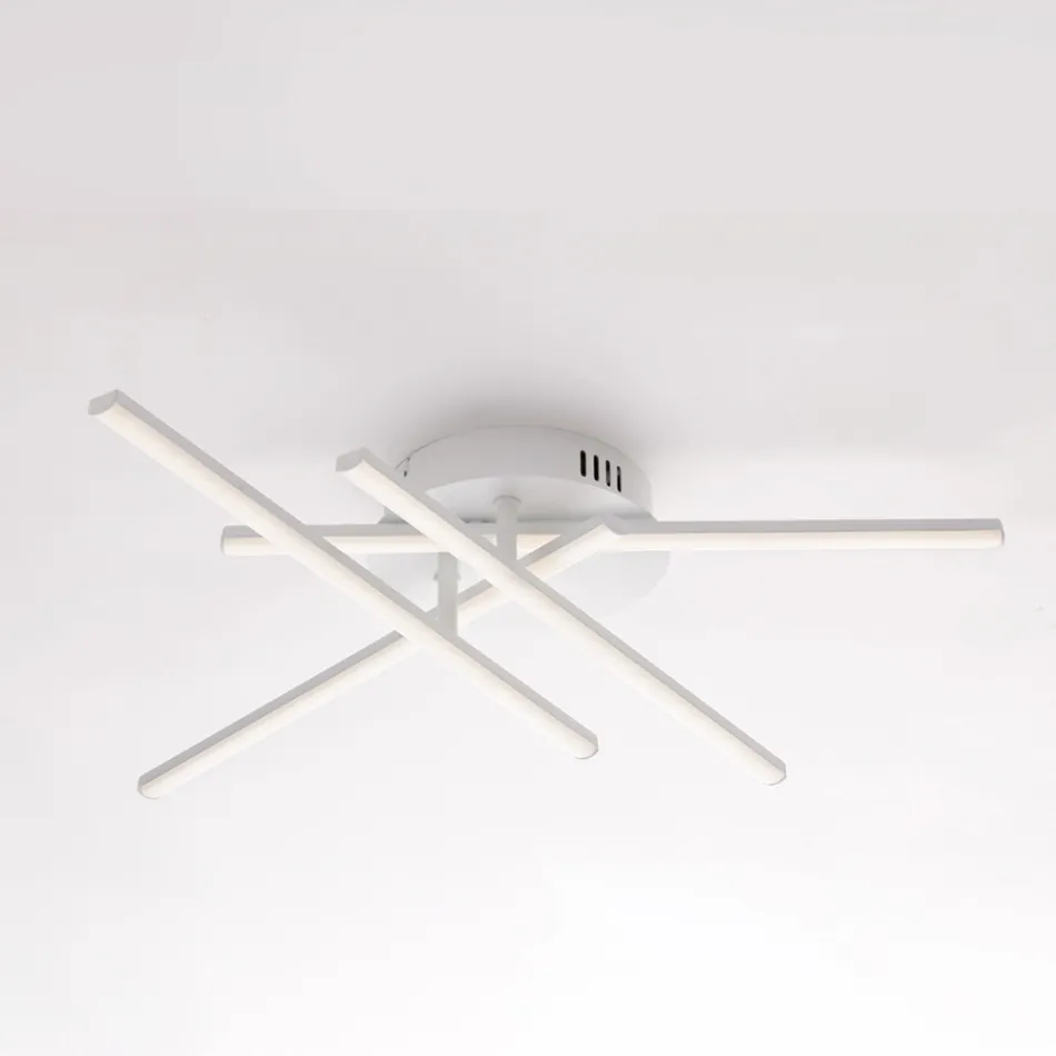 Elegant lampa i glas och metall tillverkad i Italien för raffinerade interiörer - Idra Viadurini